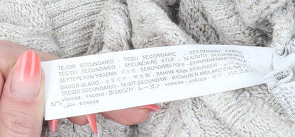 Zara Women's Beige Sweat Shorts Size 12