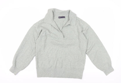 Womens UK Size S Marks and Spencer Grey Pullover Jumper