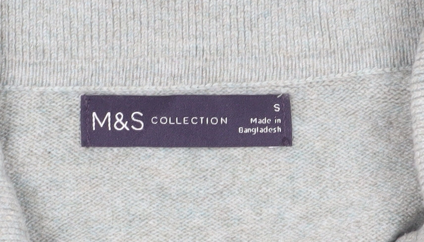 Womens UK Size S Marks and Spencer Grey Pullover Jumper
