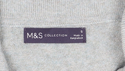 Womens UK Size S Marks and Spencer Grey Pullover Jumper