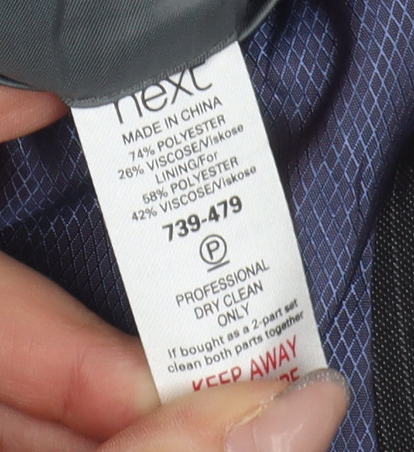 Mens UK Size 36 NEXT Regular Grey Suit Jacket
