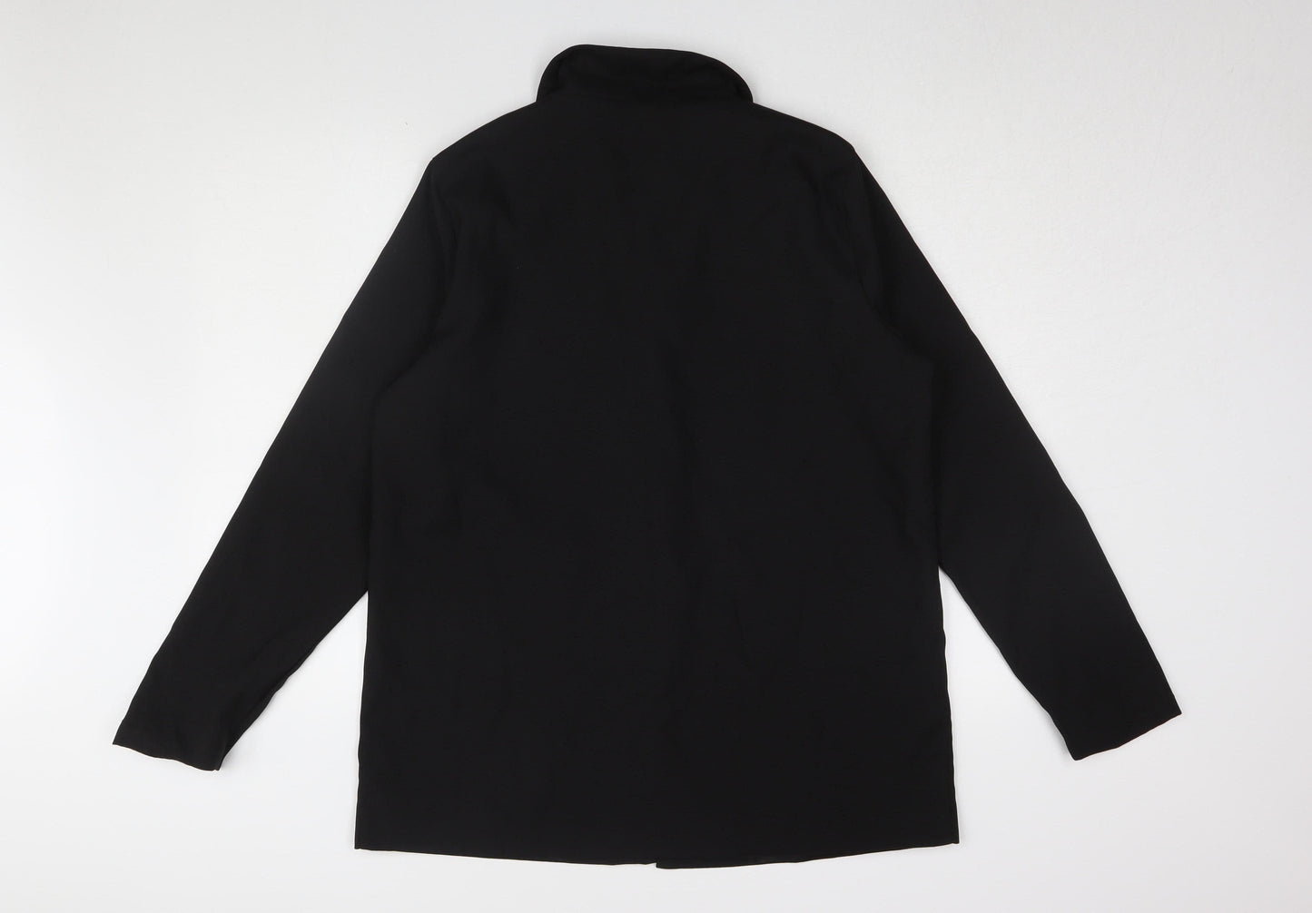 PrettyLittleThing Women's Black Blazer UK 12 Notch Lapel