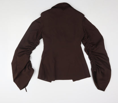 Womens UK Size 6 PRETTYLITTLETHING Brown  Blouse