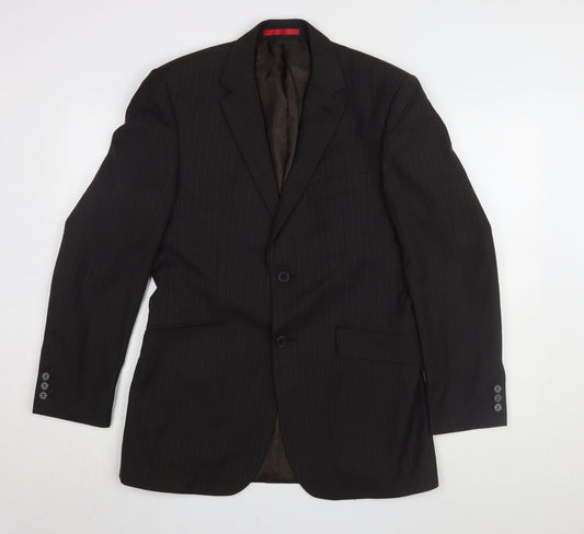 Mens UK Size 38 Burton Regular Black Suit Jacket