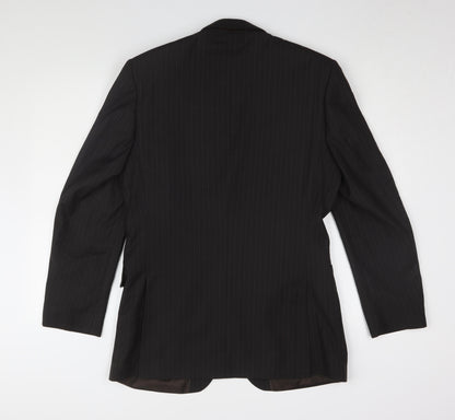 Mens UK Size 38 Burton Regular Black Suit Jacket