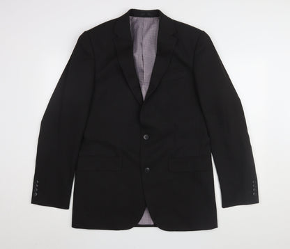Mens UK Size 38 Taylor & Wright Regular Black Suit Jacket