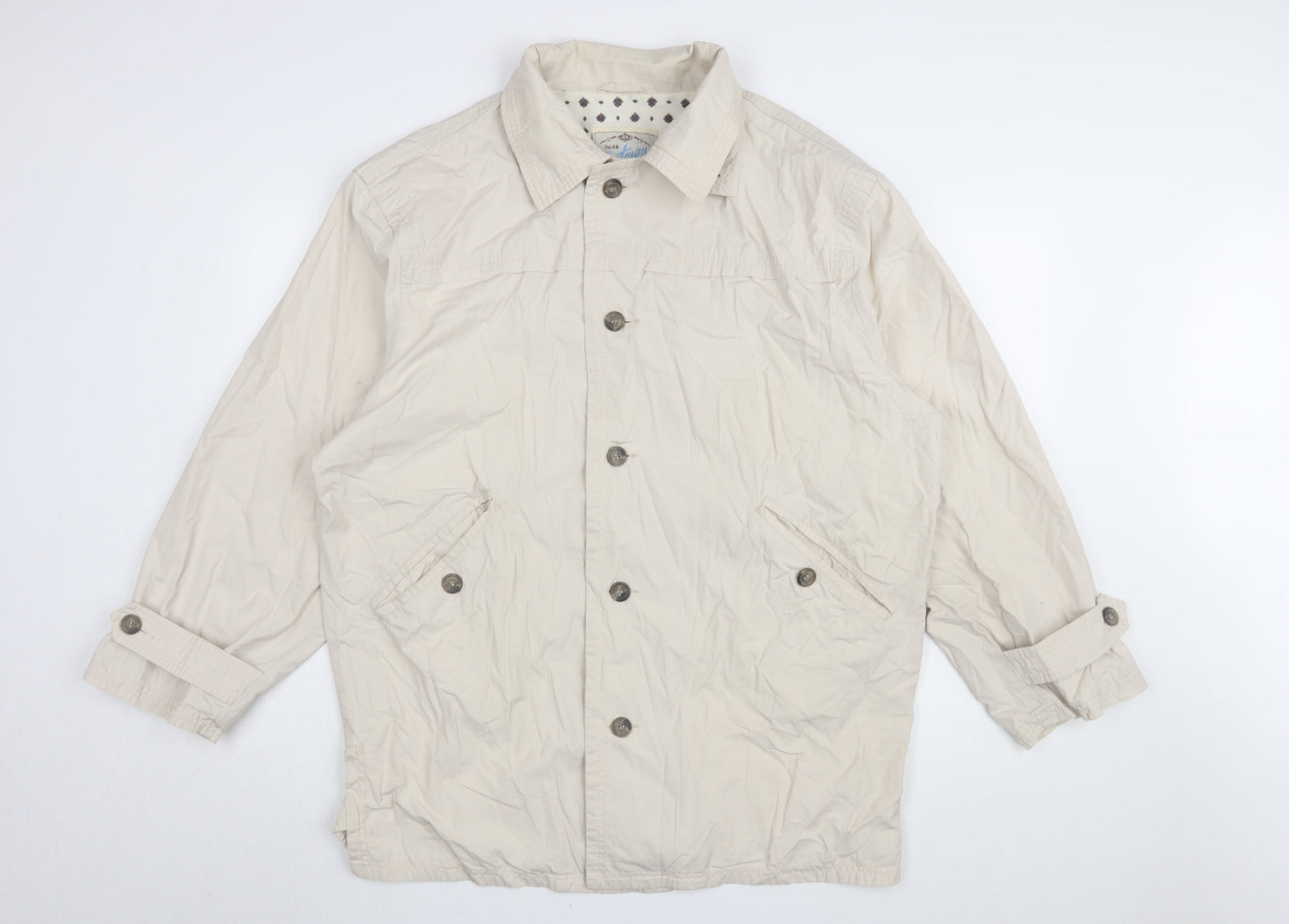 Mens UK Size S NEXT Beige Rain Coat