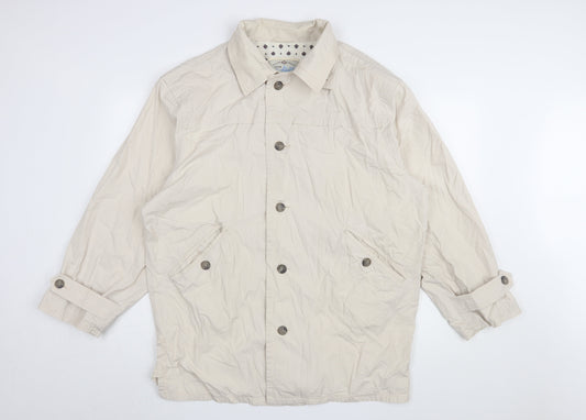 Mens UK Size S NEXT Beige Rain Coat