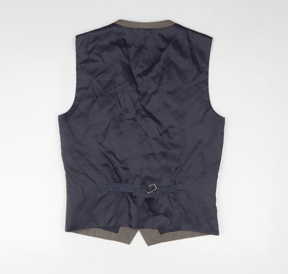 Mens UK Size 38 NEXT Regular Grey Suit Waistcoat