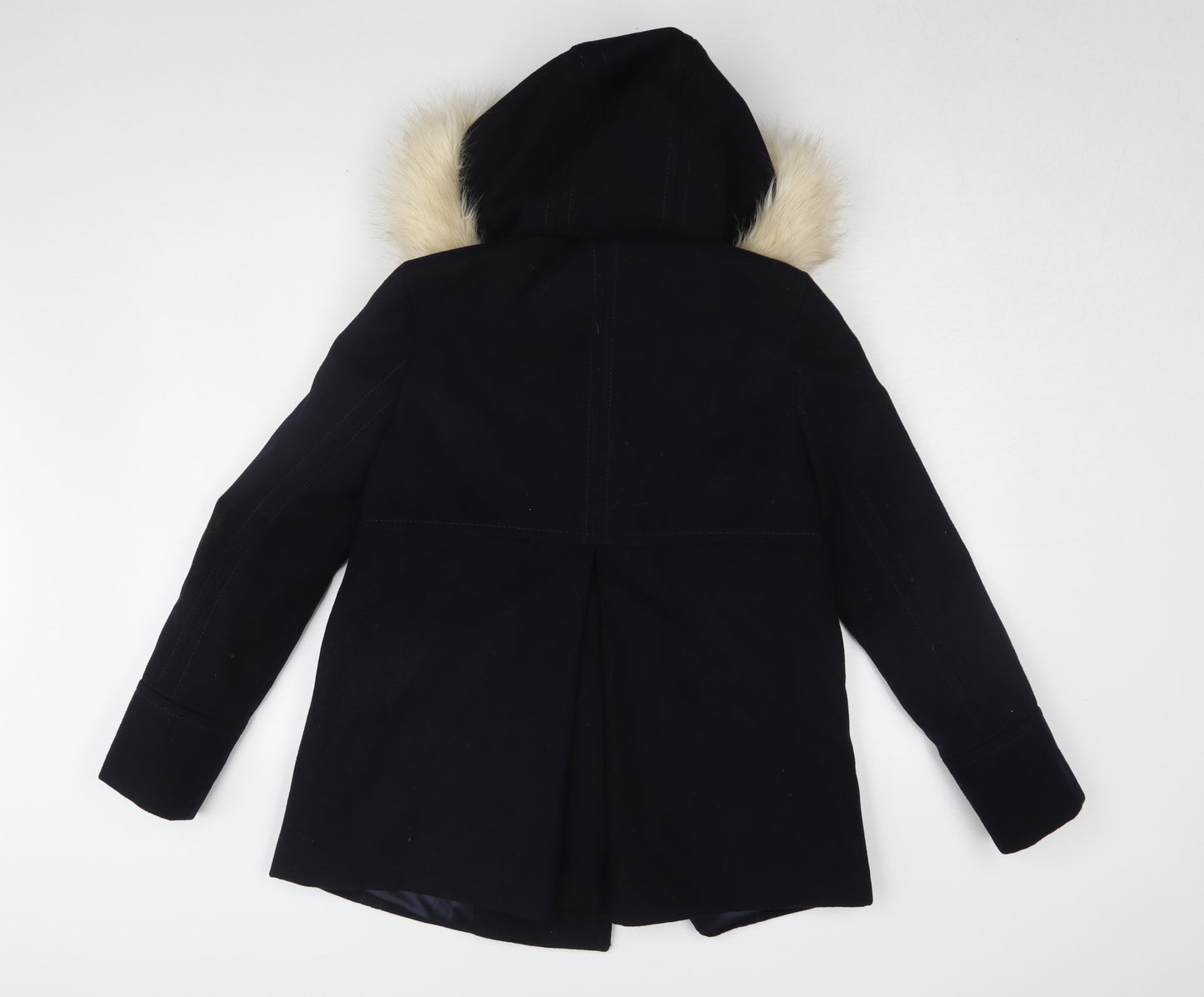 Womens UK Size 6 Topshop Black Parka Coat