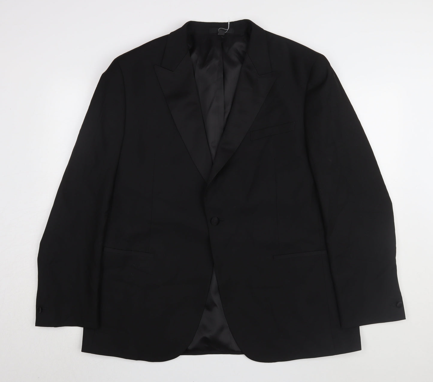 Mens UK Size 44 Marks and Spencer Regular Black Suit Jacket