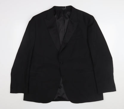 Mens UK Size 44 Marks and Spencer Regular Black Suit Jacket