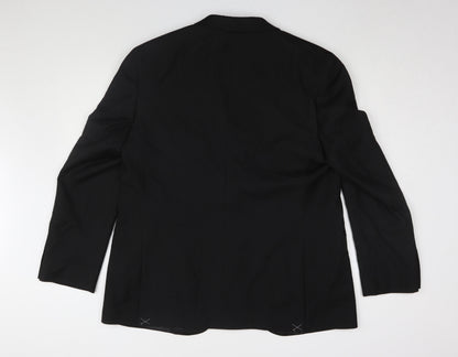Mens UK Size 44 Marks and Spencer Regular Black Suit Jacket
