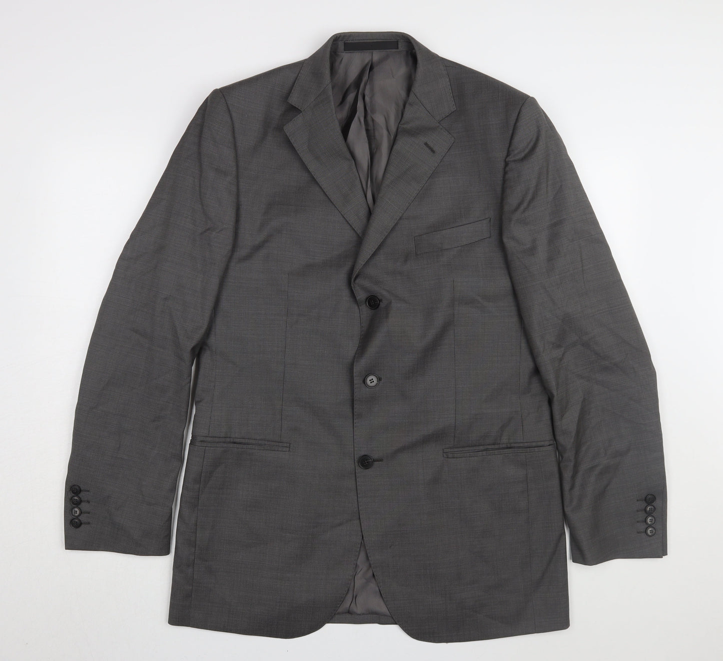 Mens UK Size 40 Marks and Spencer Regular Grey Suit Jacket
