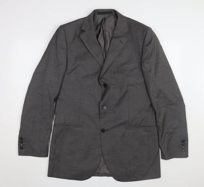 Mens UK Size 40 Marks and Spencer Regular Grey Suit Jacket