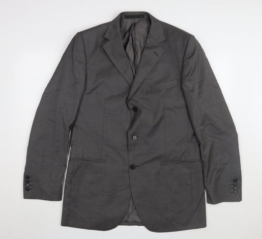 Mens UK Size 40 Marks and Spencer Regular Grey Suit Jacket