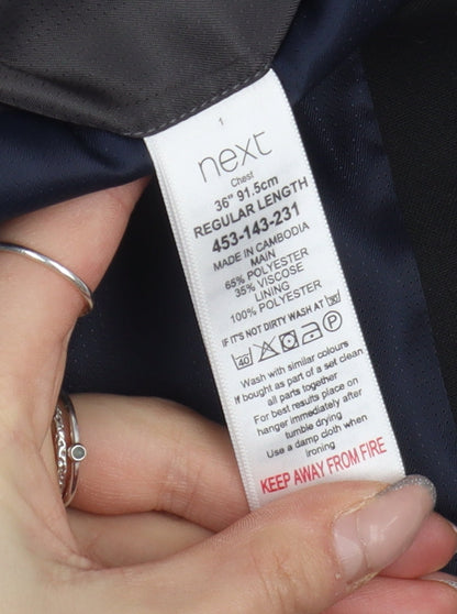 Mens UK Size 36 NEXT Regular Black Suit Jacket