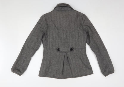 Mantaray Women's Grey Military Jacket Size 10