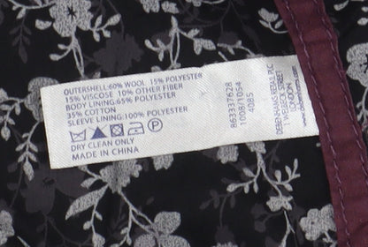 Mantaray Women's Grey Military Jacket Size 10