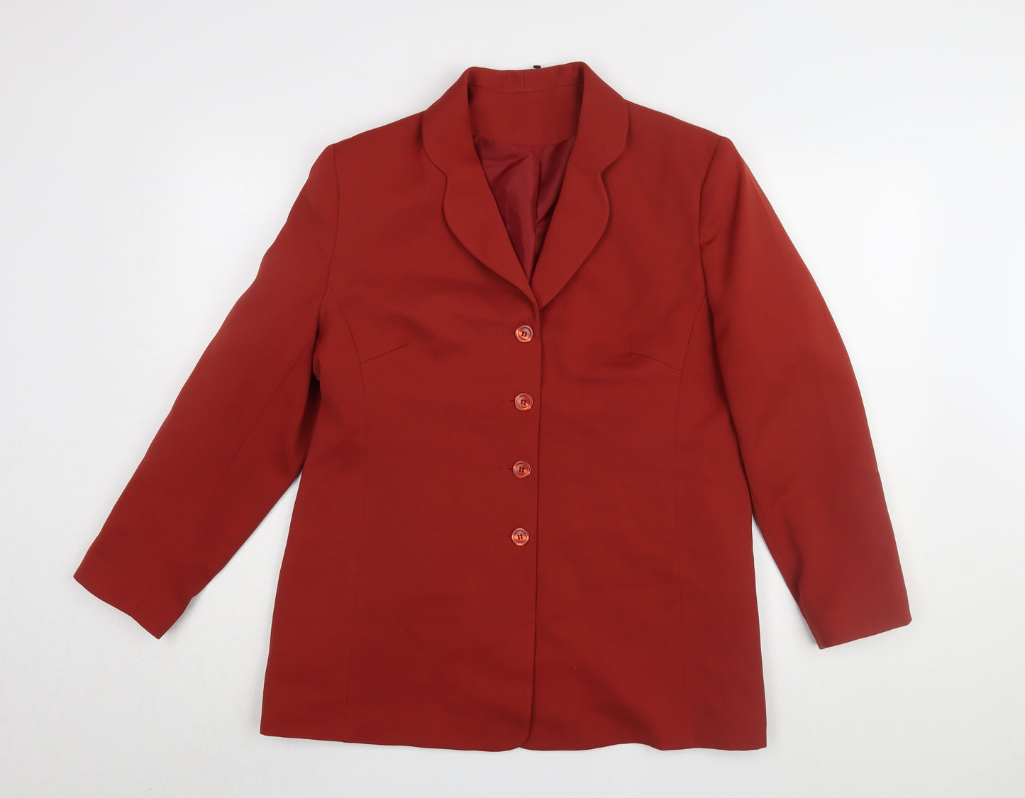 Womens UK Size 16 Anne Brooks Regular Red Suit Jacket