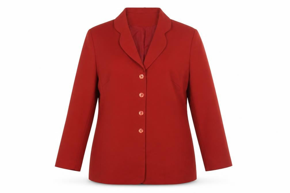 Womens UK Size 16 Anne Brooks Regular Red Suit Jacket