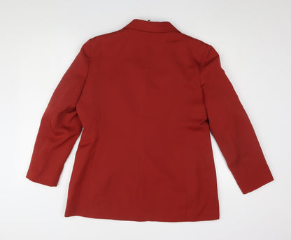 Womens UK Size 16 Anne Brooks Regular Red Suit Jacket