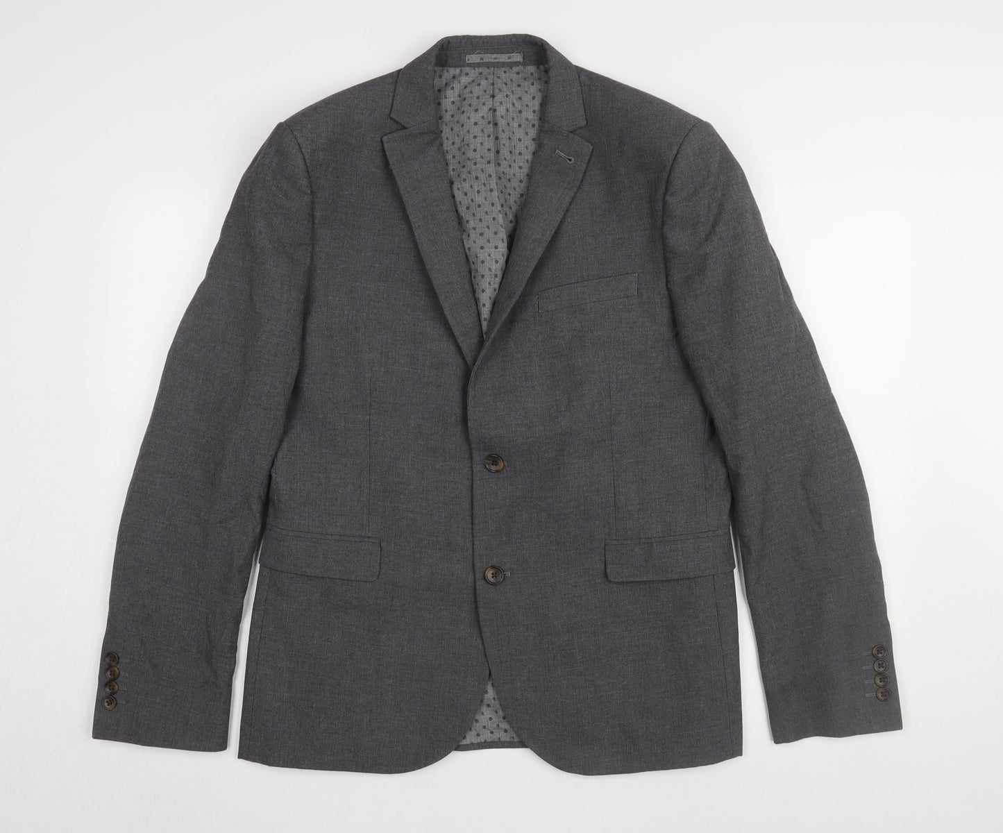 Mens UK Size 42 NEXT Regular Grey Suit Jacket