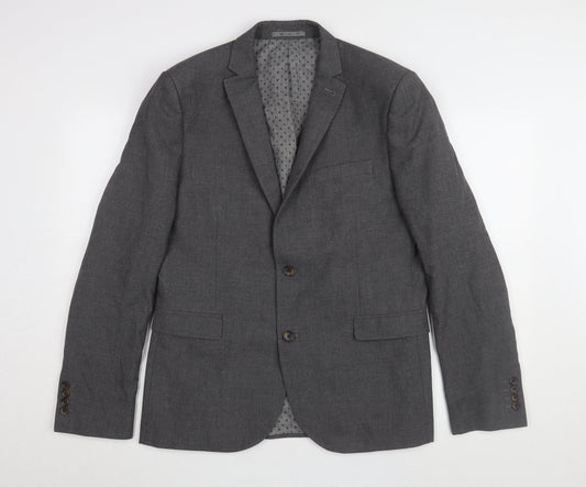 Mens UK Size 42 NEXT Regular Grey Suit Jacket