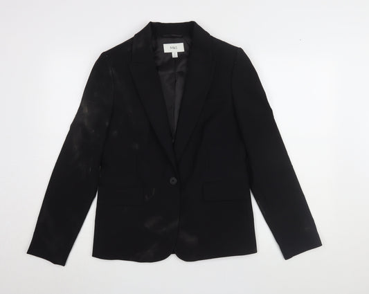 Marks and Spencer Women's Black Blazer Size 8