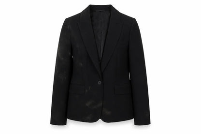Womens UK Size 8 Marks and Spencer Regular Black Blazer