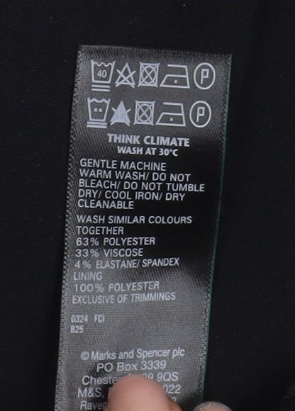 Marks and Spencer Women's Black Blazer Size 8