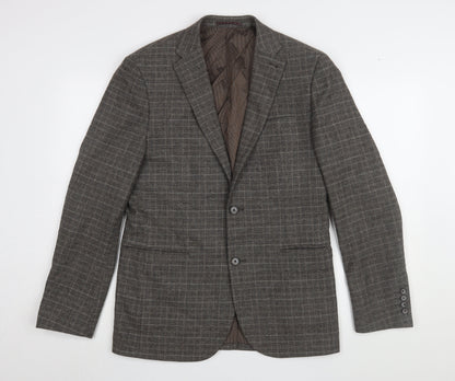 Mens UK Size 38 NEXT Regular Brown Suit Jacket