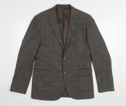 Mens UK Size 38 NEXT Regular Brown Suit Jacket