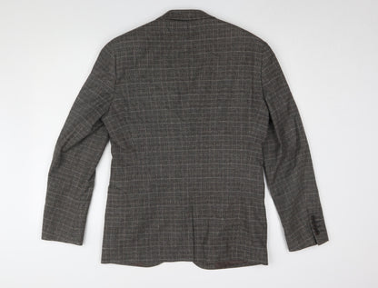Mens UK Size 38 NEXT Regular Brown Suit Jacket