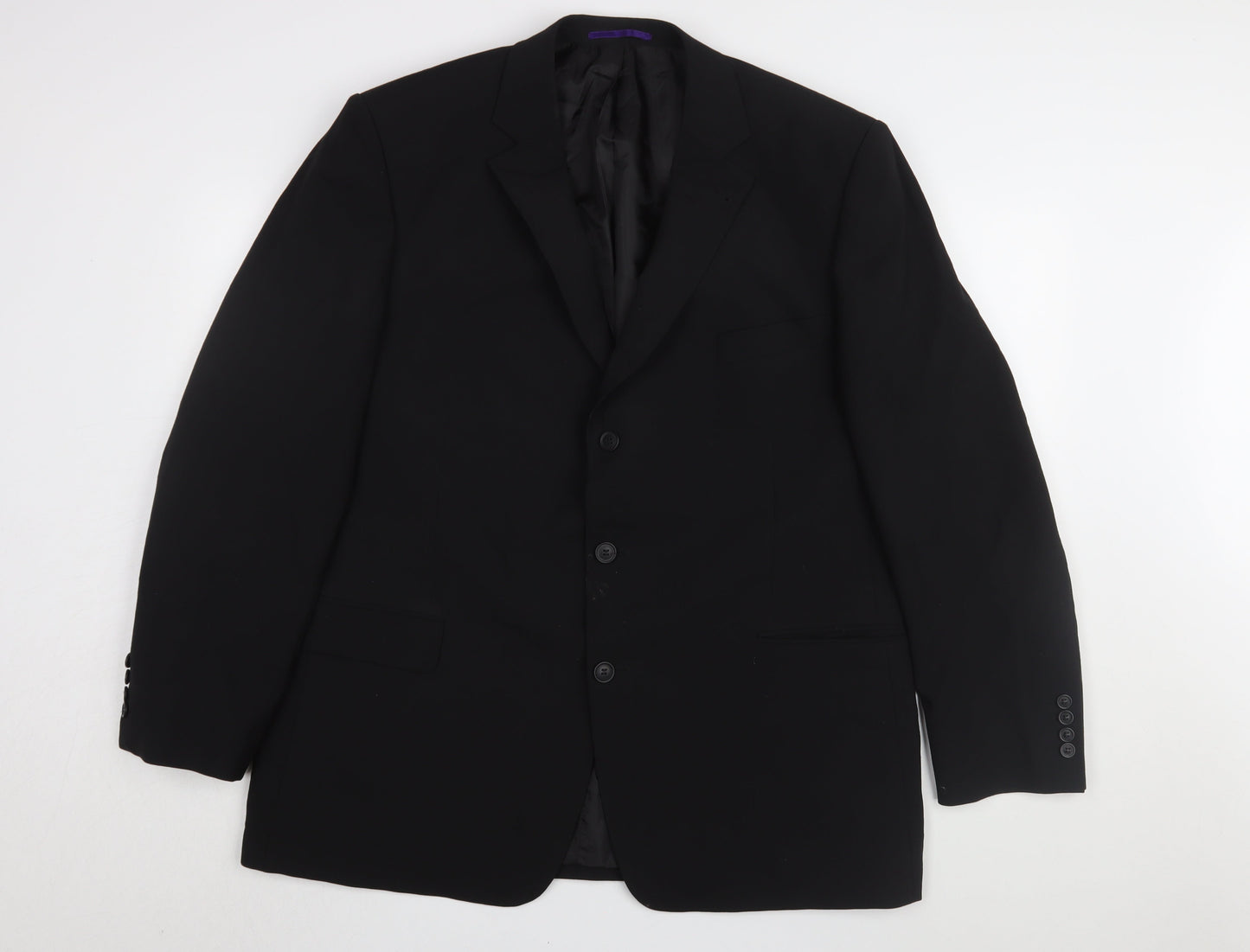 Mens UK Size 46 Taylor & Wright Regular Black Suit Jacket