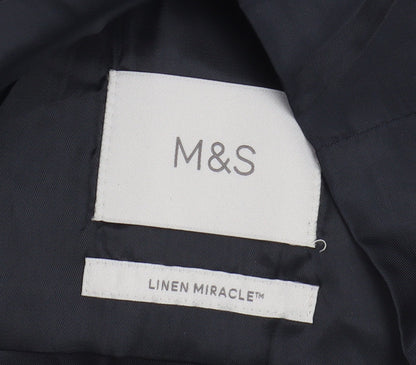 Mens UK Size 36 Marks and Spencer Regular Blue Suit Jacket