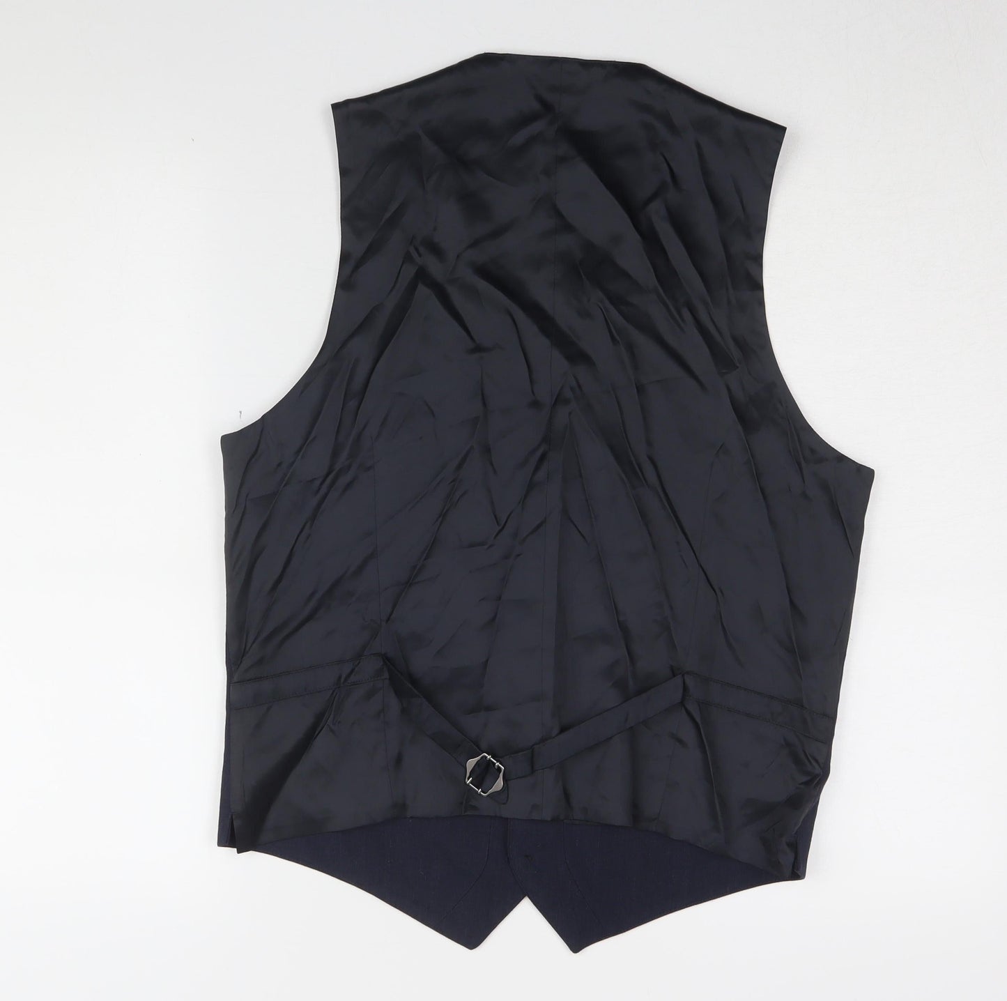 Mens UK Size 40 Marks and Spencer Regular Blue Suit Waistcoat