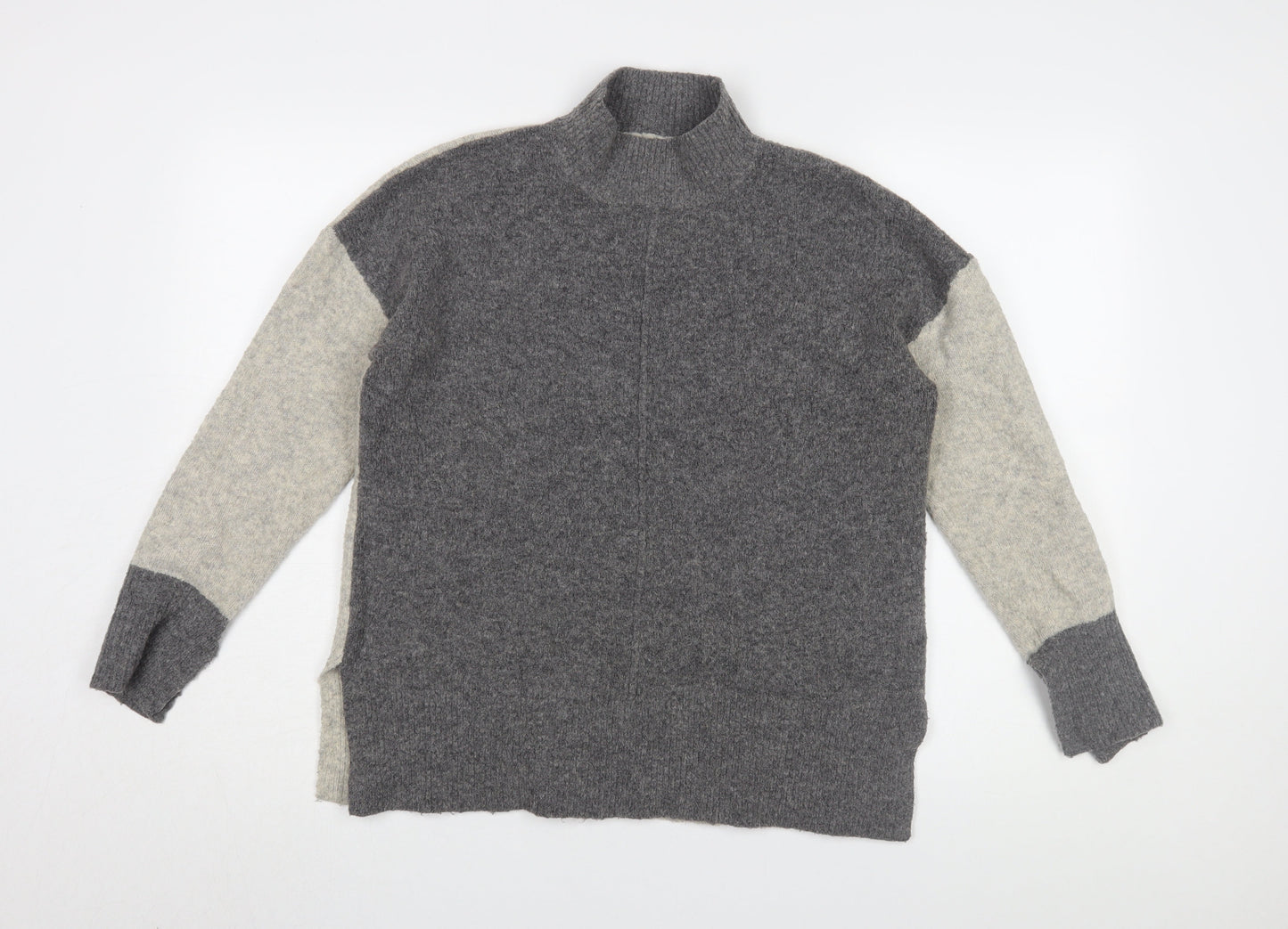 Womens UK Size M Marks and Spencer Grey Pullover Jumper