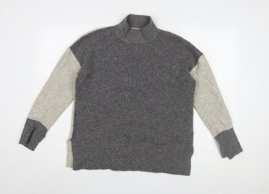 Womens UK Size M Marks and Spencer Grey Pullover Jumper