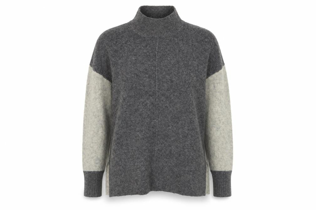 Womens UK Size M Marks and Spencer Grey Pullover Jumper