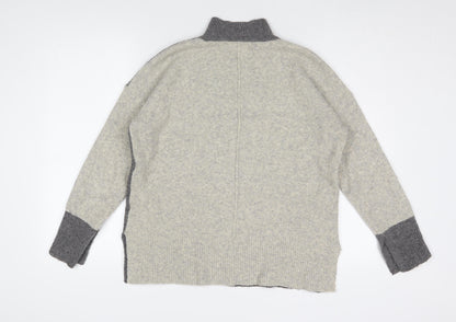 Womens UK Size M Marks and Spencer Grey Pullover Jumper