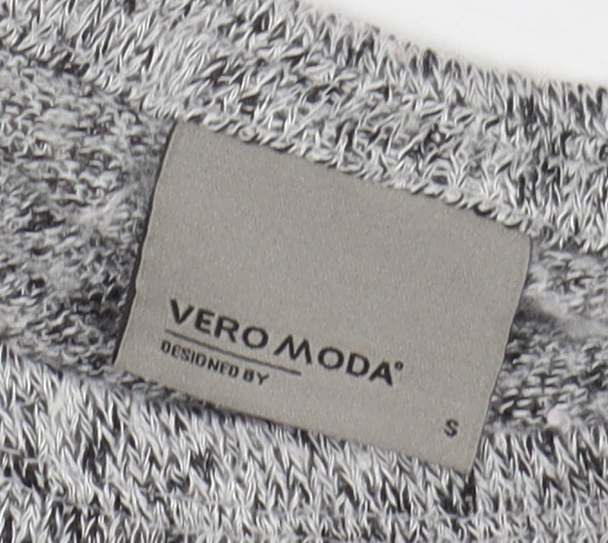 Womens UK Size S VERO MODA Grey  T-Shirt