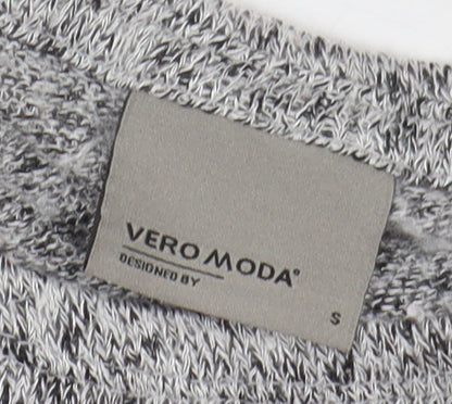Womens UK Size S VERO MODA Grey  T-Shirt