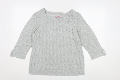 Marks and Spencer Women's Grey Pullover Jumper, Size 12