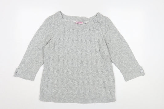 Marks and Spencer Women's Grey Pullover Jumper, Size 12