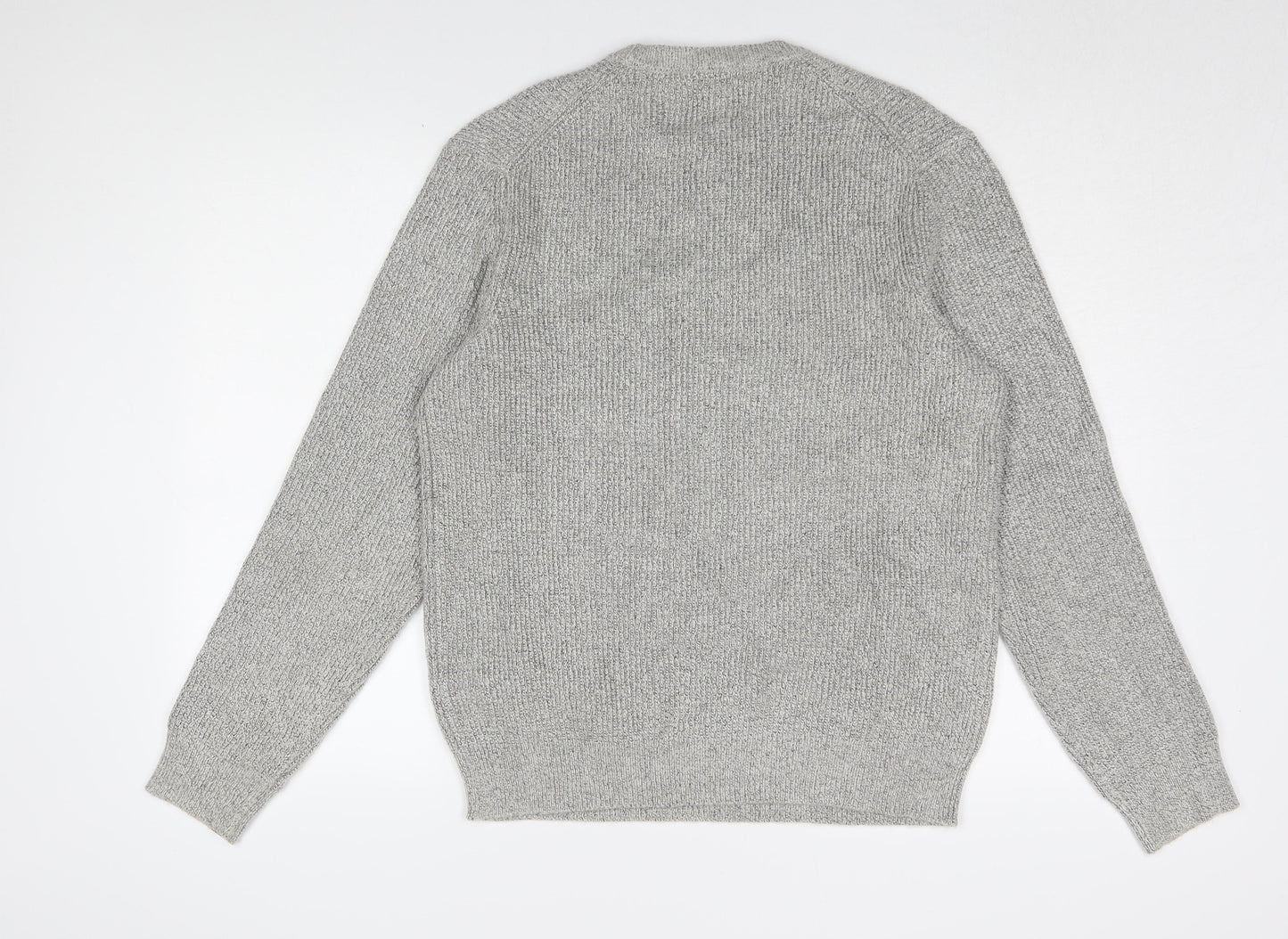 Marks and Spencer Men's Grey Pullover Jumper Medium