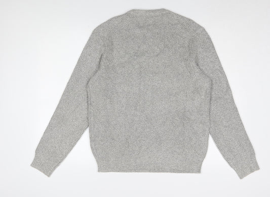 Marks and Spencer Men's Grey Pullover Jumper Medium