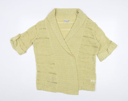 Womens UK Size 16 Roman Originals Beige Cardigan Jumper