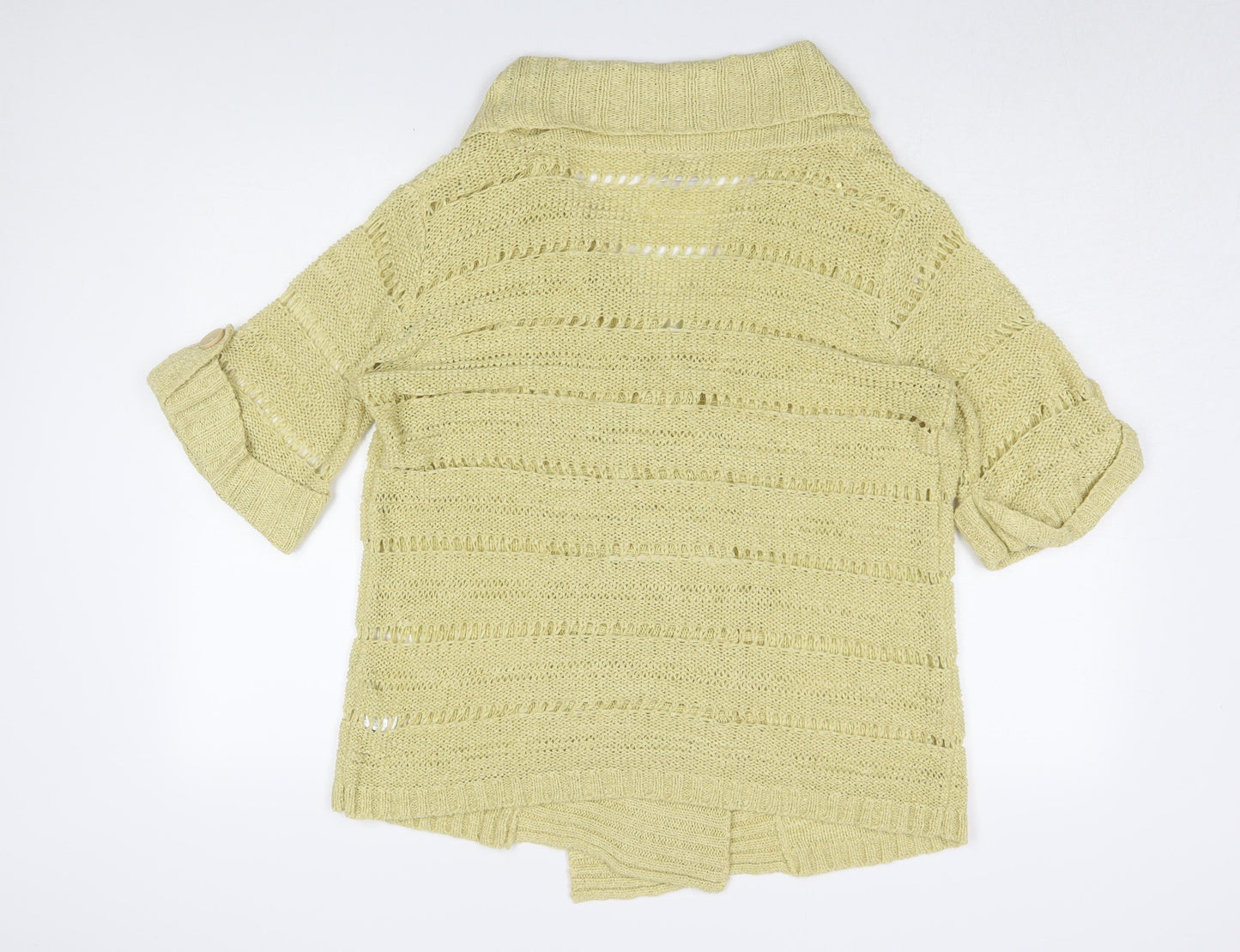 Womens UK Size 16 Roman Originals Beige Cardigan Jumper