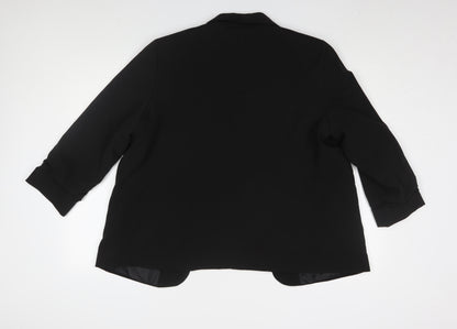 New Look Women's Black Blazer, Size 18, Business Casual
